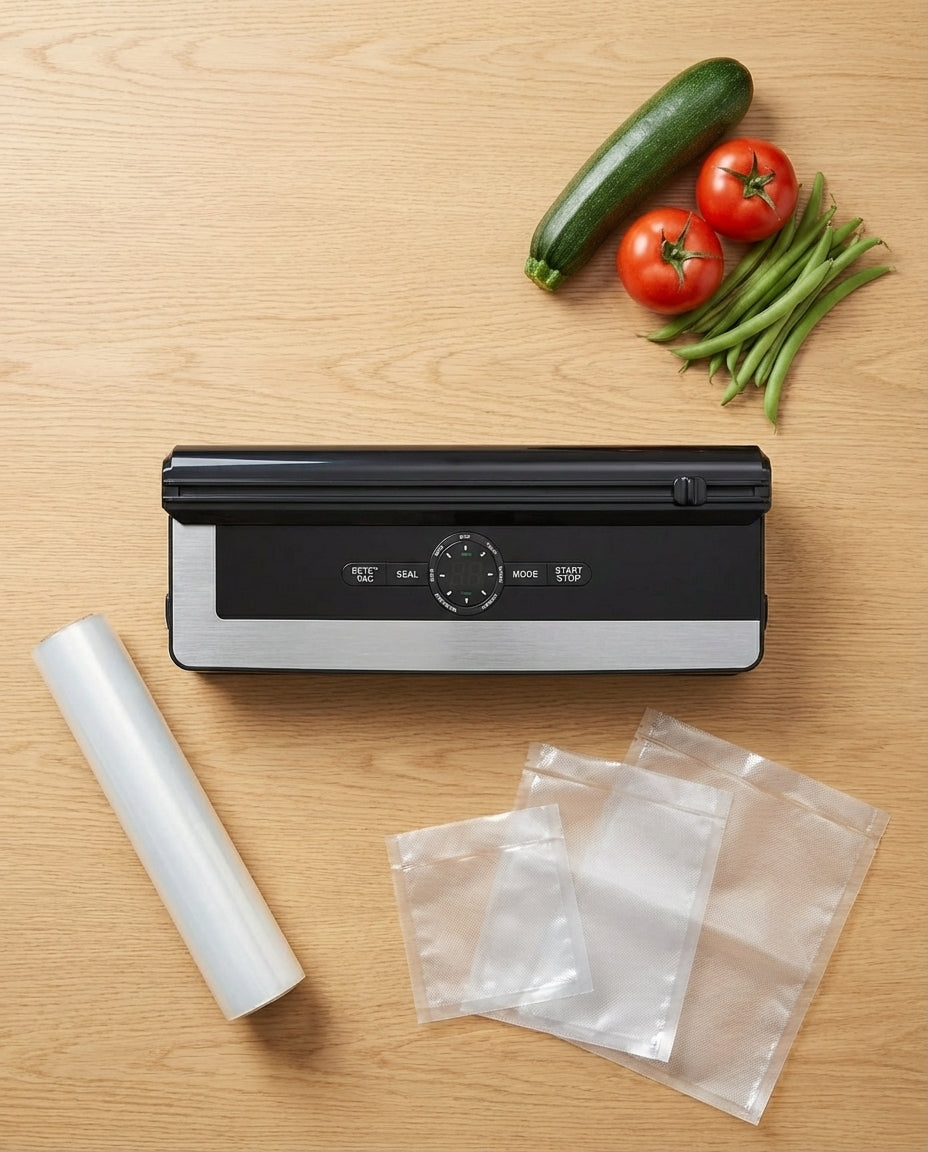8-in-1 Vacuum Sealer with Built-In Bag Cutter | FreshLock Pro