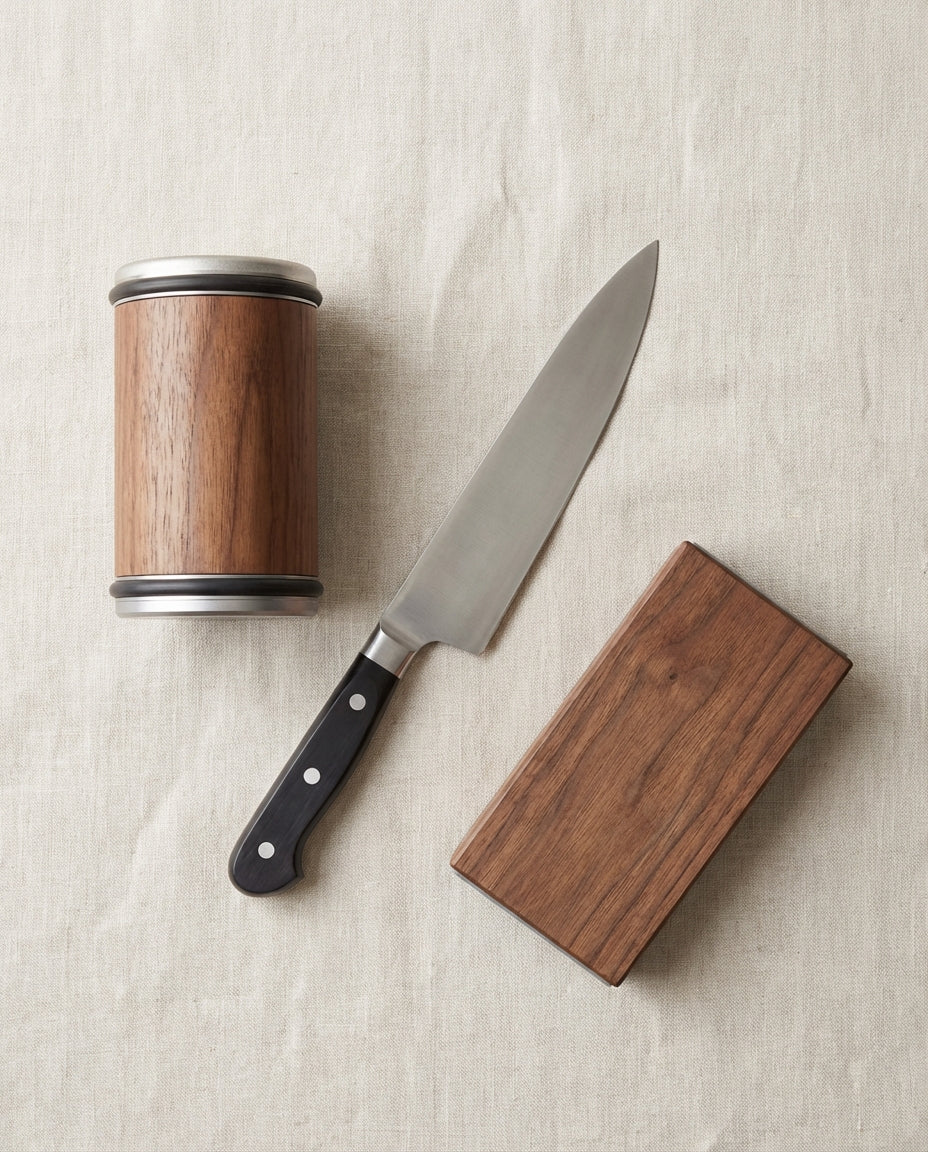 Diamond Knife Sharpener | Rolling 15° Precision – GrainEdge