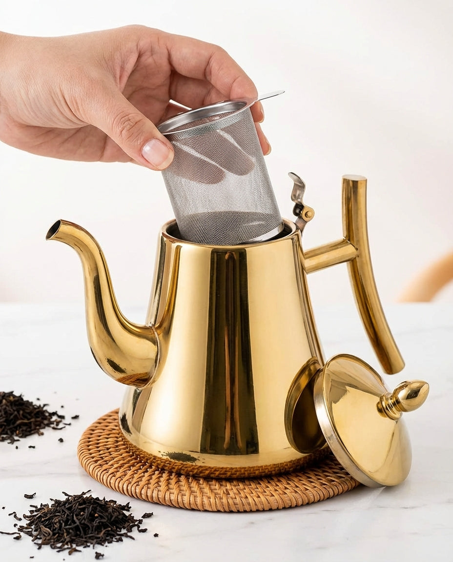 Induction Kettle with One Filter | Stainless Steel Tea Kettle