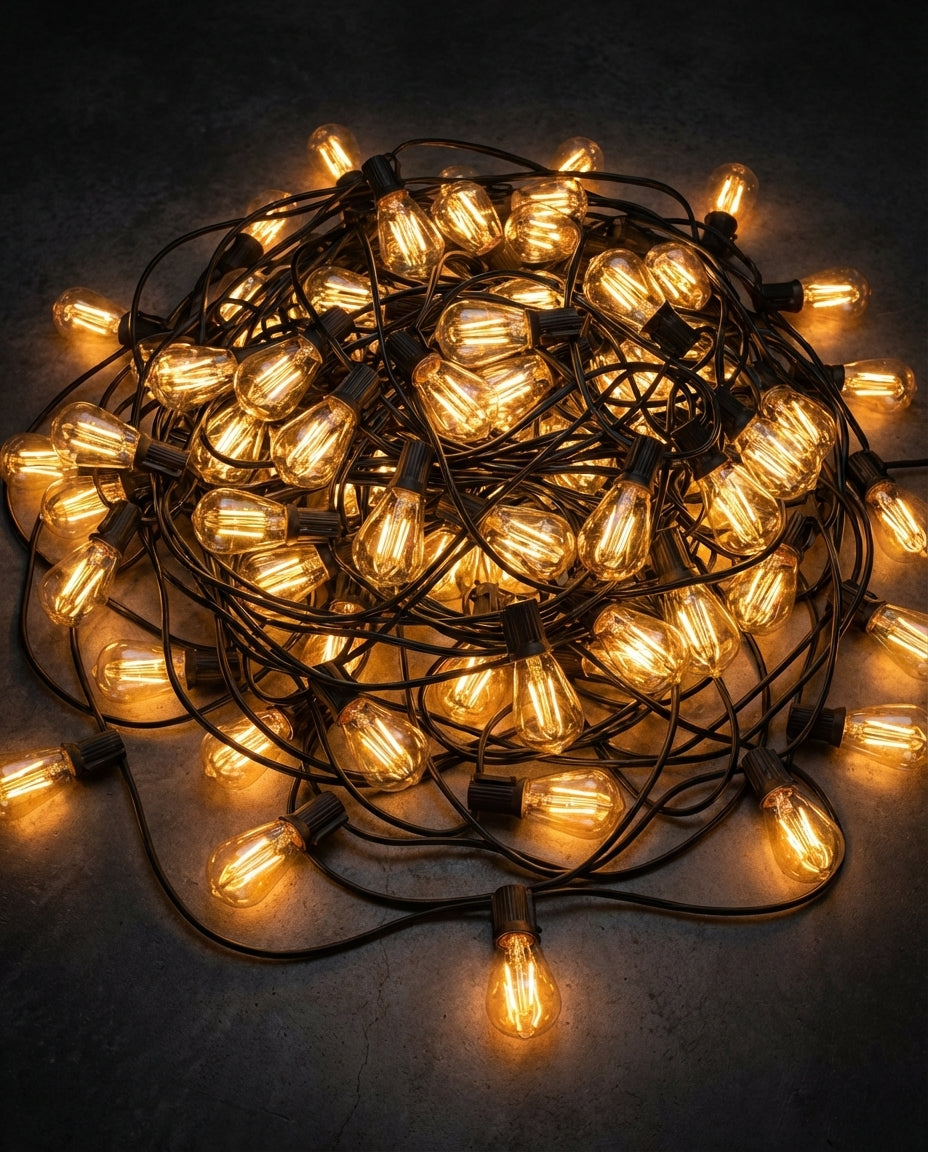 Outdoor LED String Lights – Weatherproof Garden & Patio