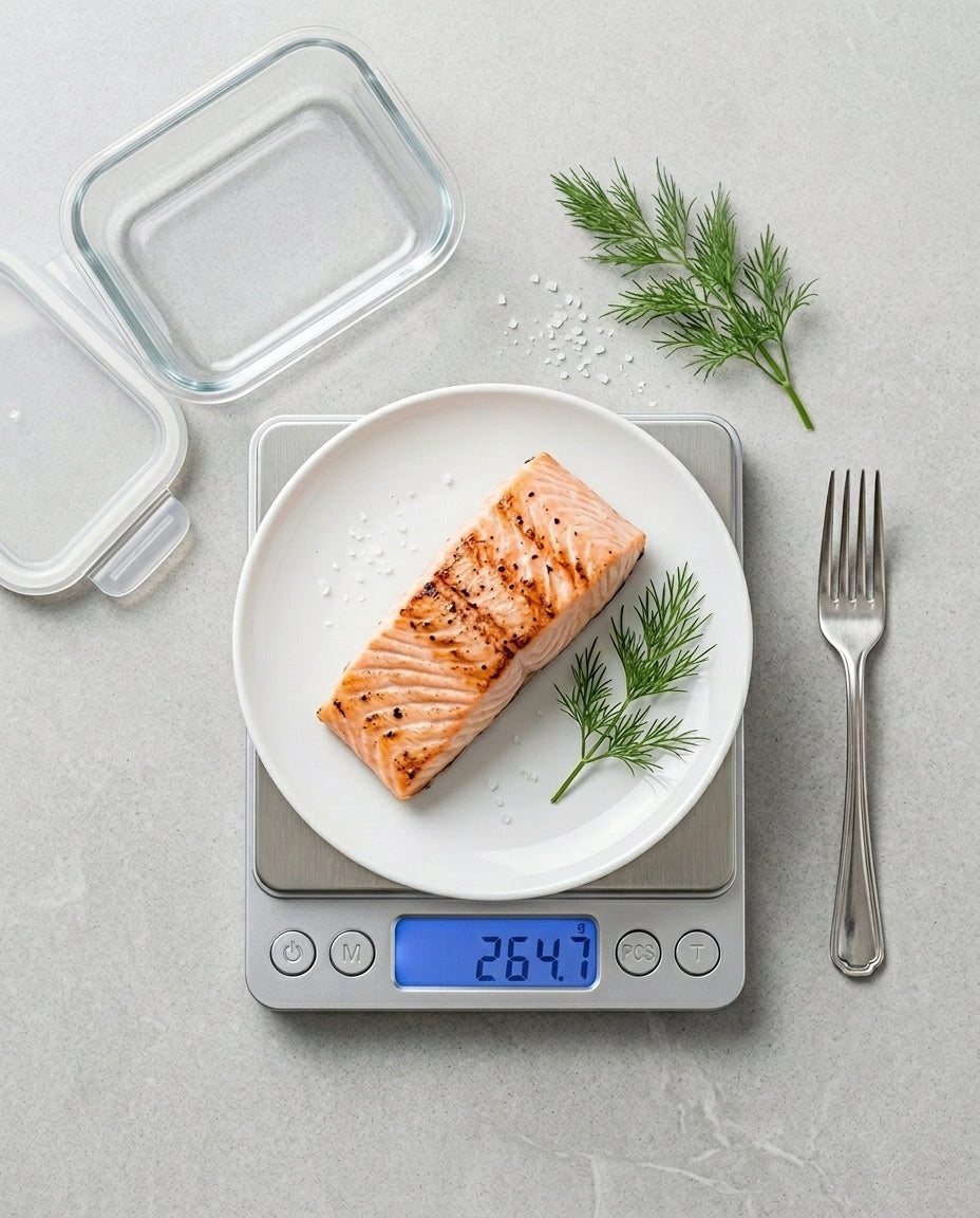Digital Kitchen Scale | Stainless Steel | 0.1g–3kg