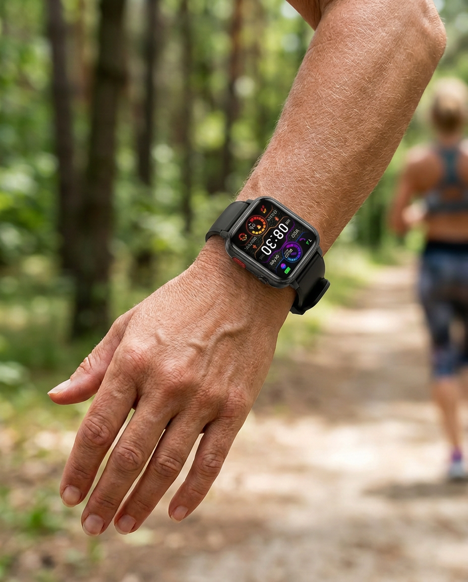 4G Health Smartwatch GPS SOS Blood Glucose | ConnectCare Pro