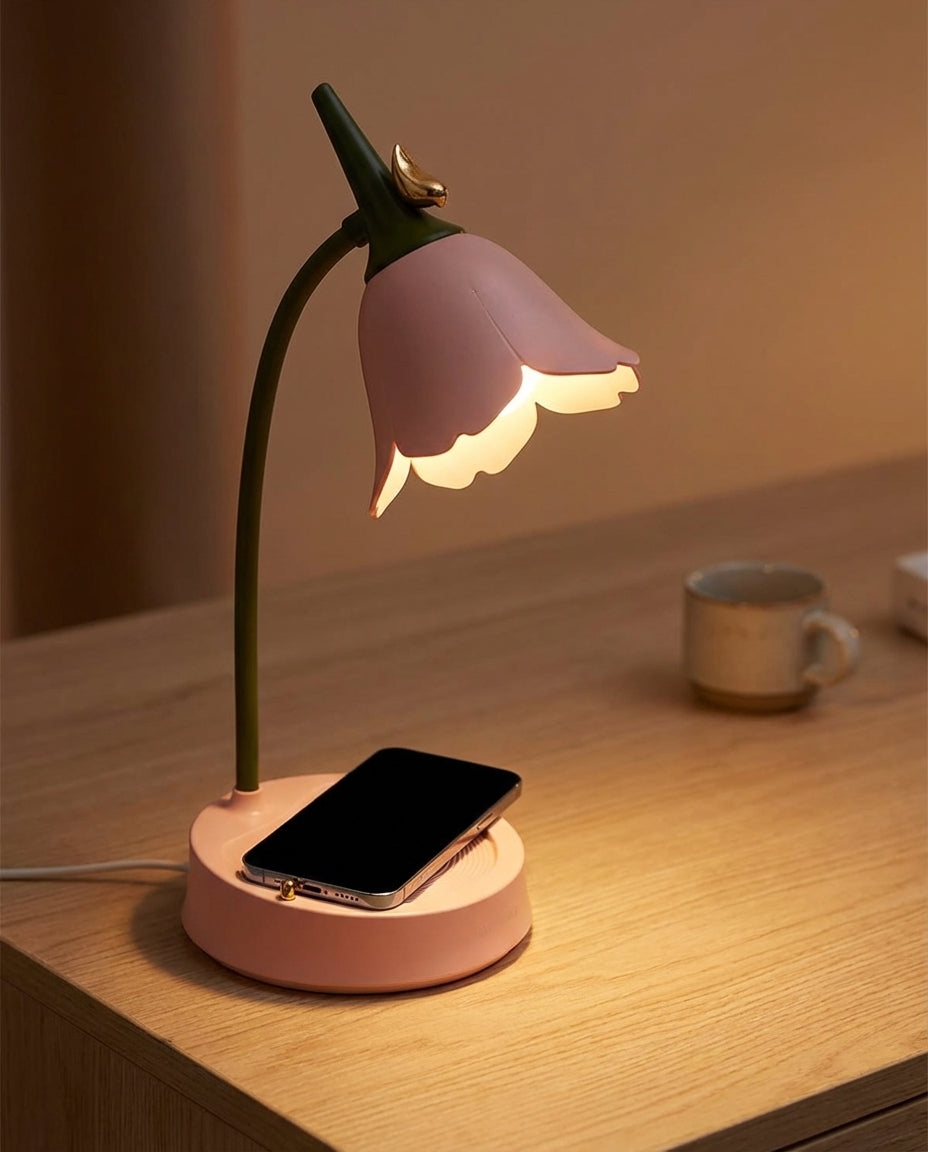 Flower Desk Lamp | Petal Night Light – Touch & Dimmable LED