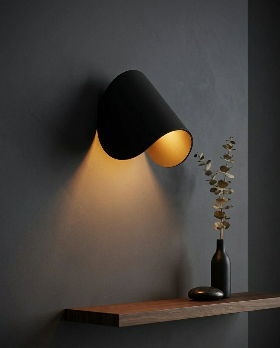 Colour-Changing LED Wall Light | Modern Brushed Design