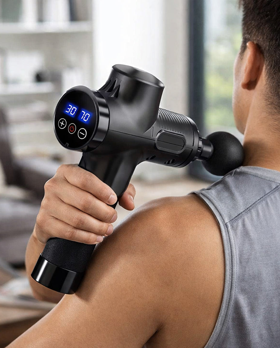 Massage Gun with 6 Attachments | Deep Muscle Relief