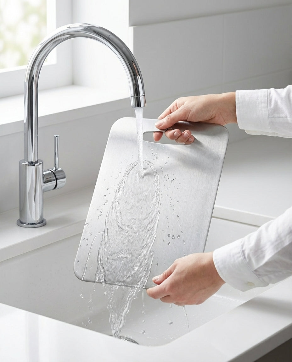 Titanium Steel Cutting Board | No BPA or Microplastics