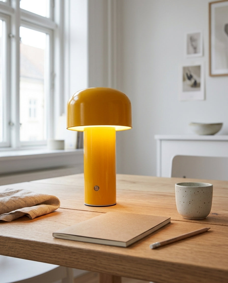 Mushroom Table Lamp | Rechargeable LED Touch Light