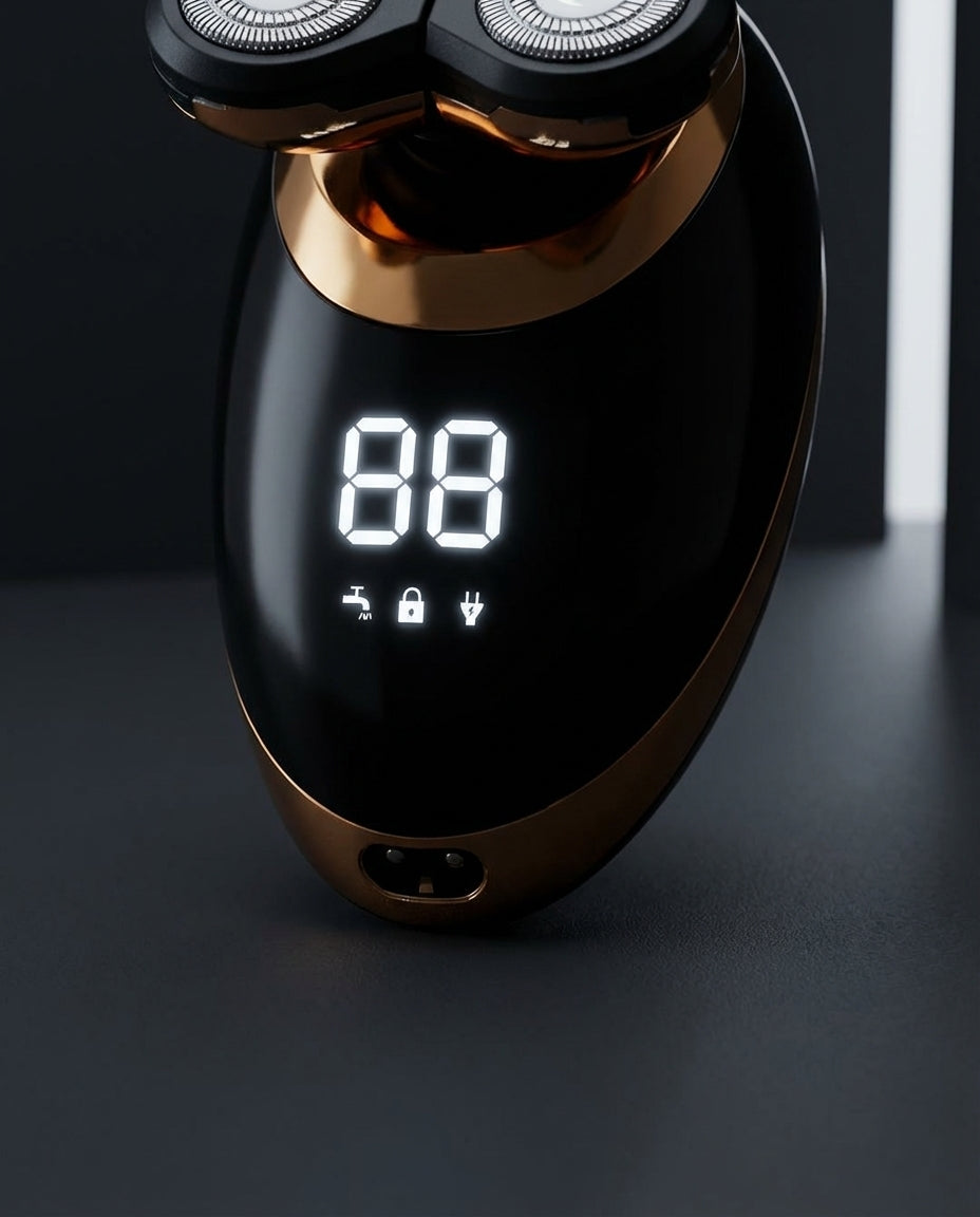 Men's Rotary Shaver – Waterproof Wireless Trimmer