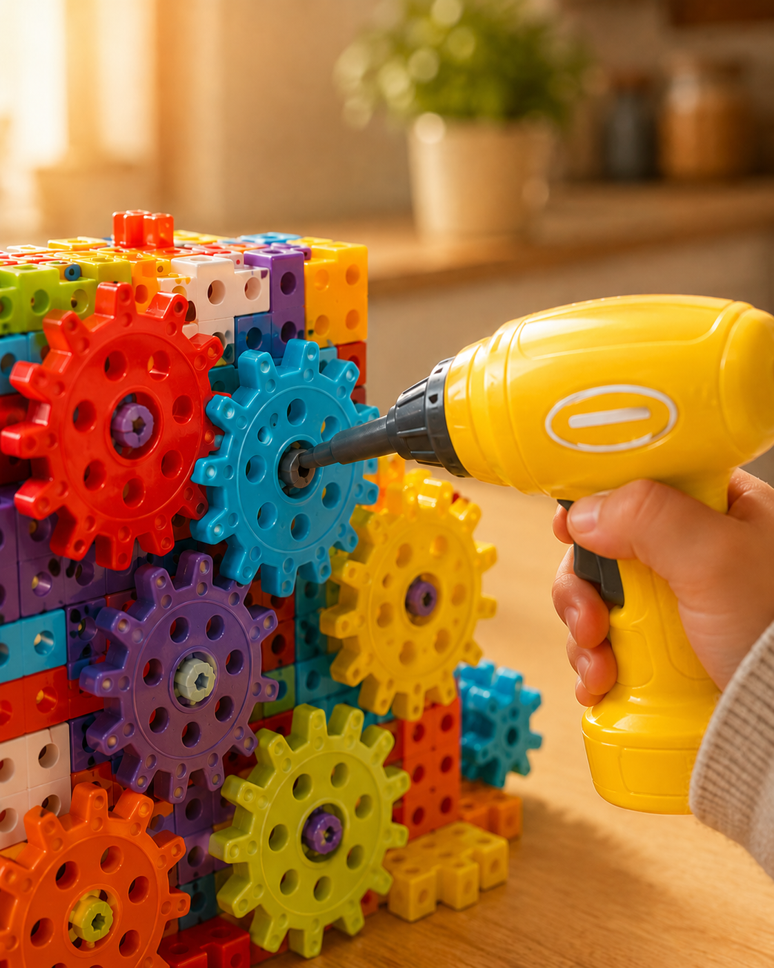 Gearo | Montessori 3D Gear & Puzzle Building Set