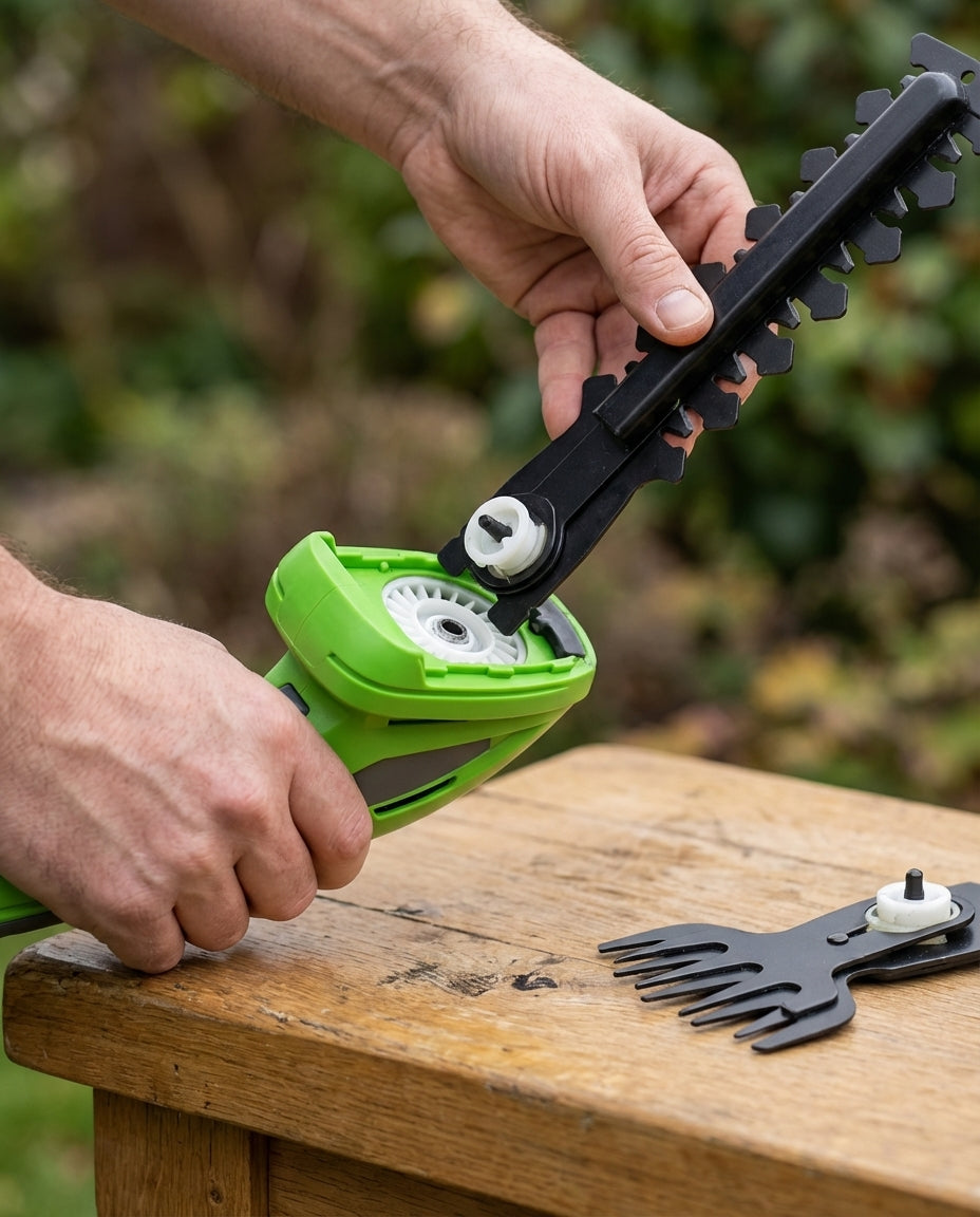 Cordless Hedge Trimmer – Lightweight One-Hand Pruning