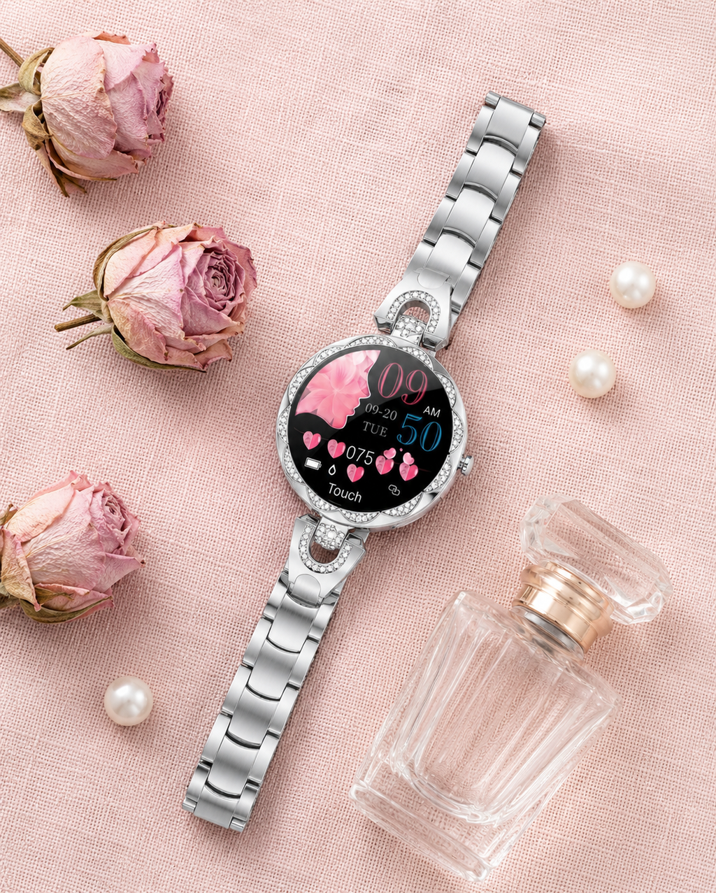 Ladies Fitness Smartwatch | Waterproof | Heart Rate Tracker