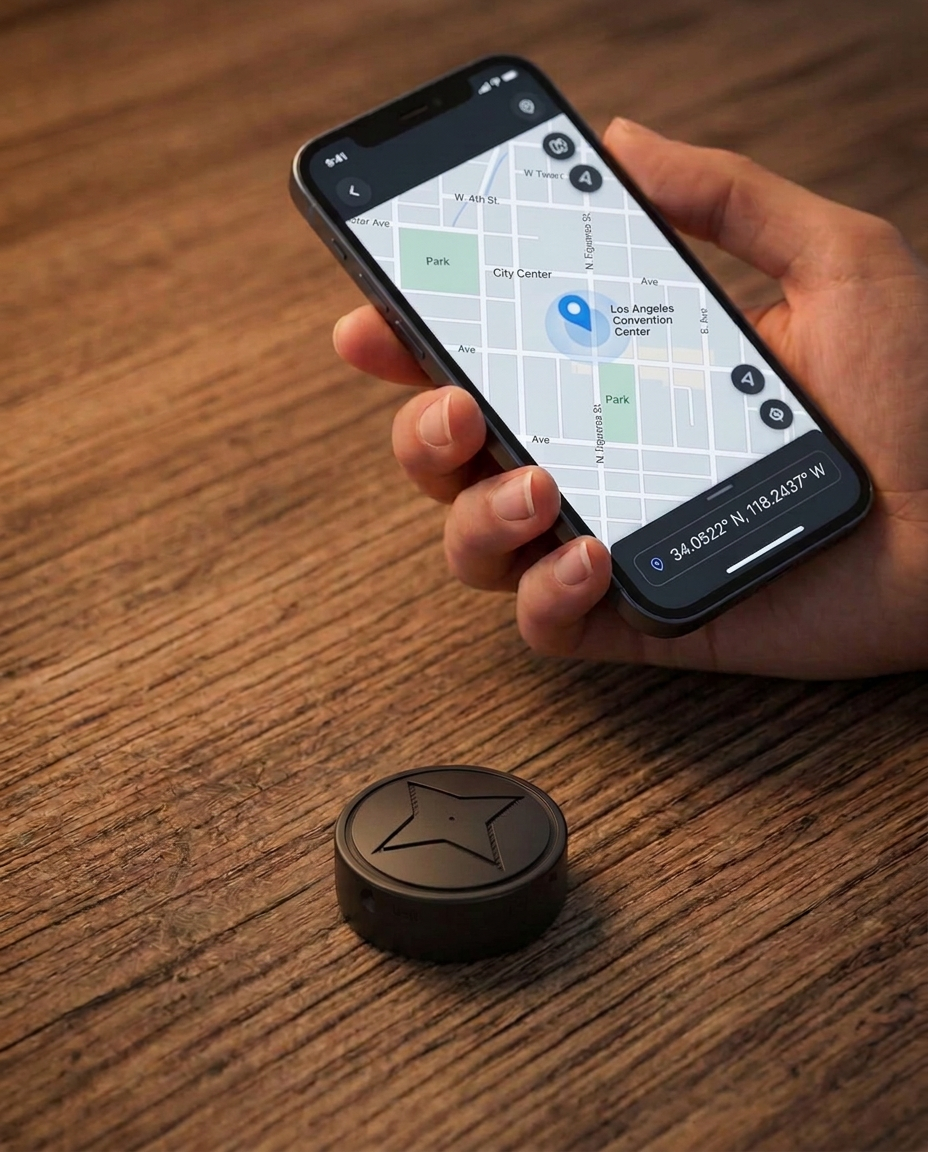 Mini Magnetic GPS Tracker | Real-Time Location Device