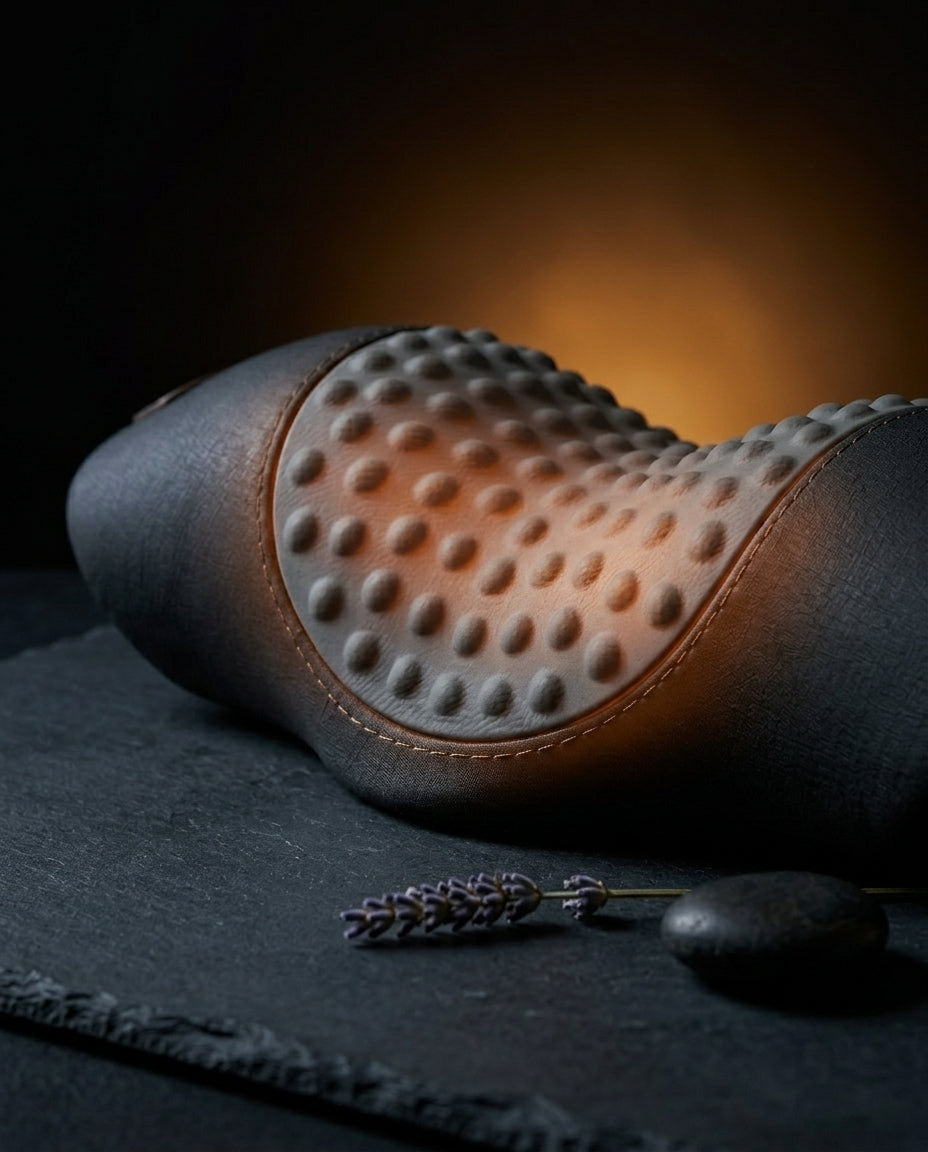 Neck Massage Pillow with Heat – Deep Relief Cushion
