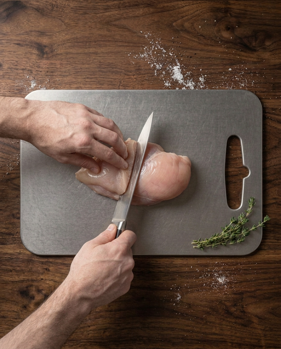 Titanium Cutting Board | Antibacterial BPA-Free Kitchen Board