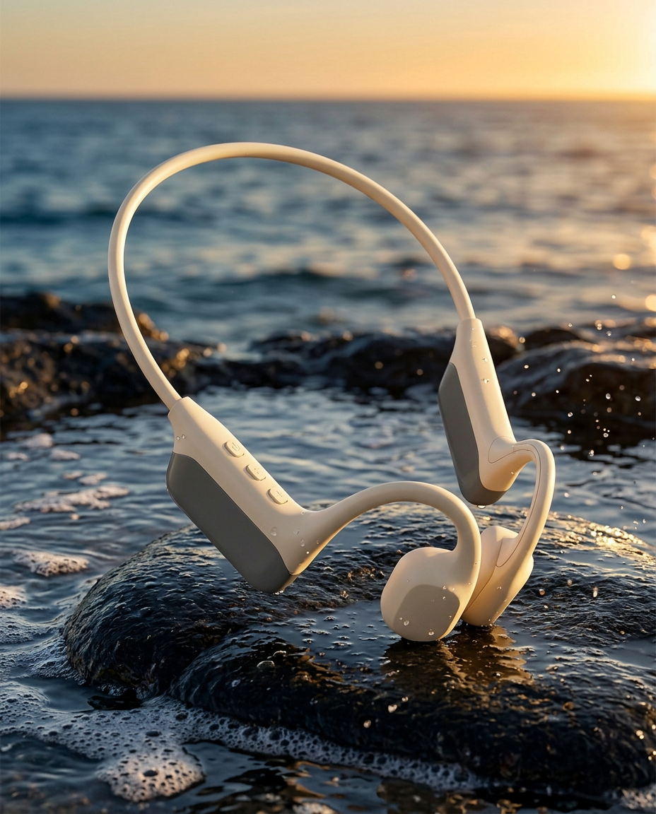 Waterproof Swimming Headphones | 32GB MP3 Bluetooth IPX8