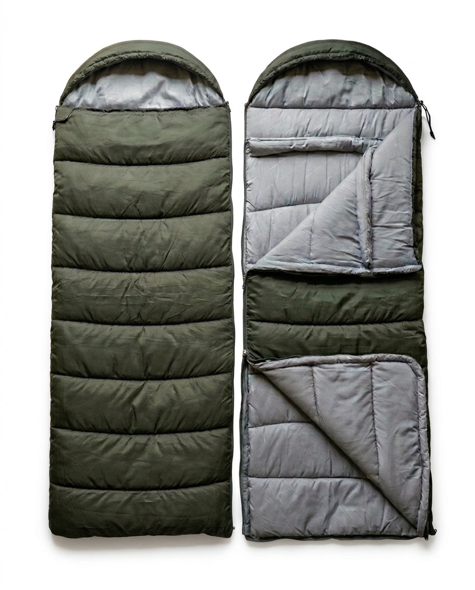 Insulated Camping Sleeping Bag – Lightweight 4-Season