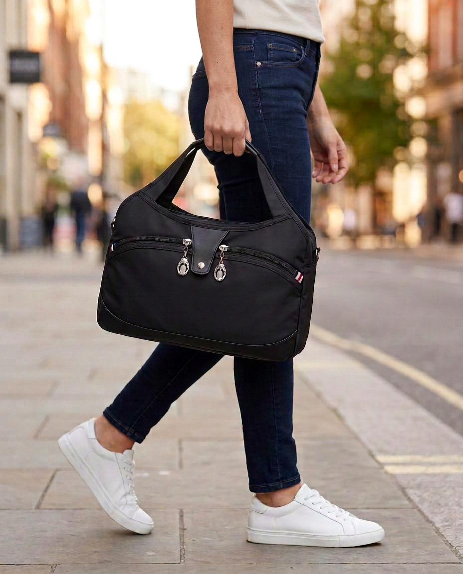 Anti-Theft Crossbody Handbag – Waterproof Oxford Tote