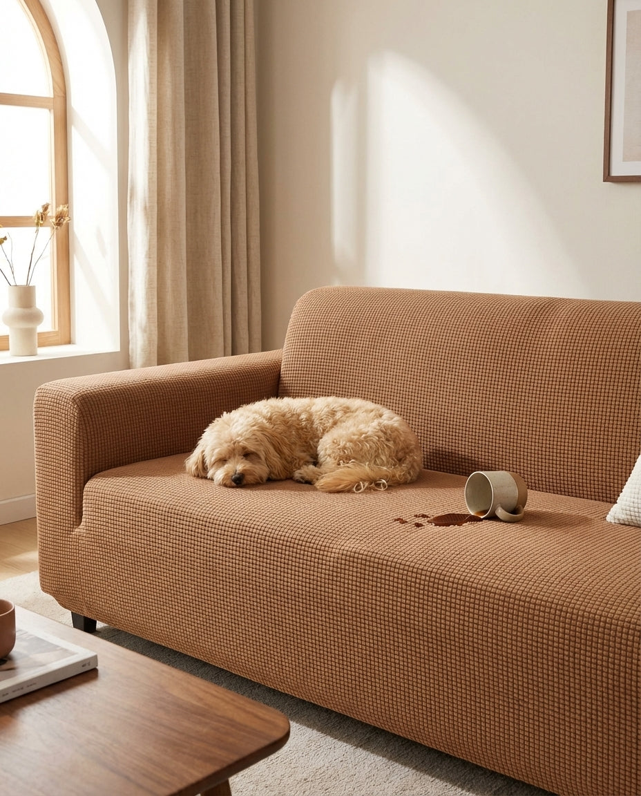 Stretch Sofa Cover | FlexFit Furniture Protector