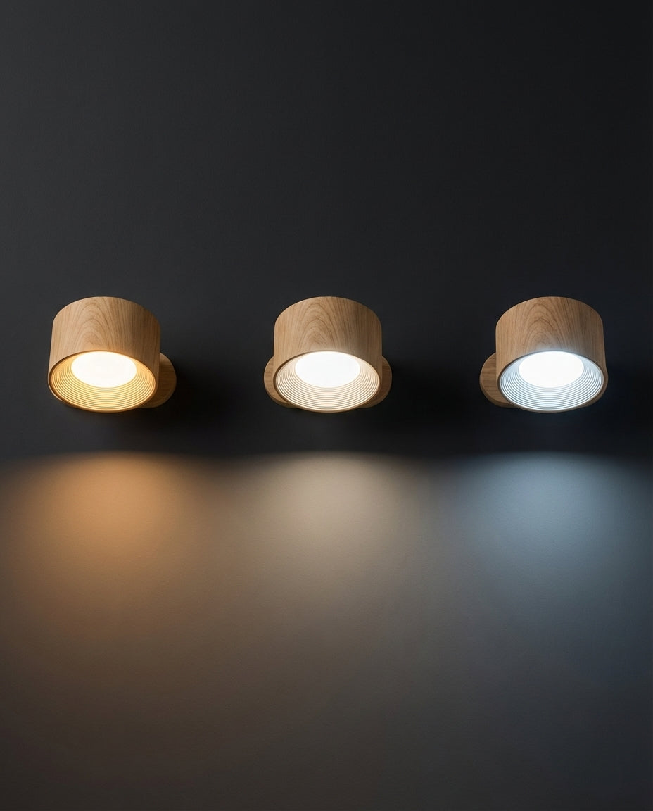 Wireless Rechargeable Wall Light | 360° Dimmable Spotlight