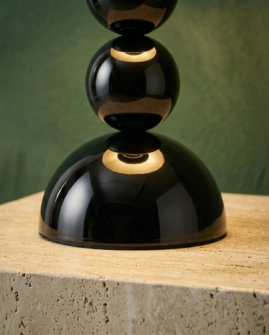 Scandinavian Table Lamp with Gold Accents | Orb Glow