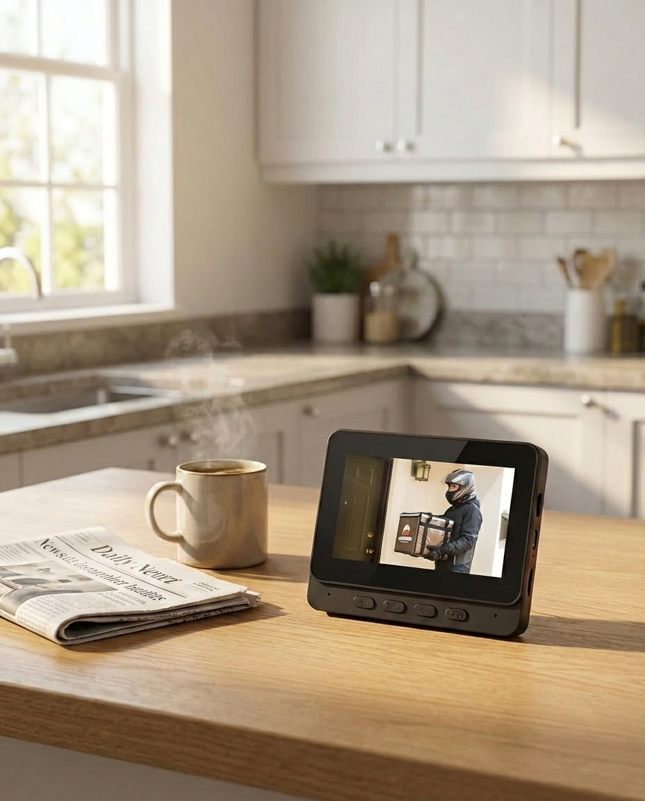 Wireless Video Doorbell 8MP – Wide-Angle HD Security Camera