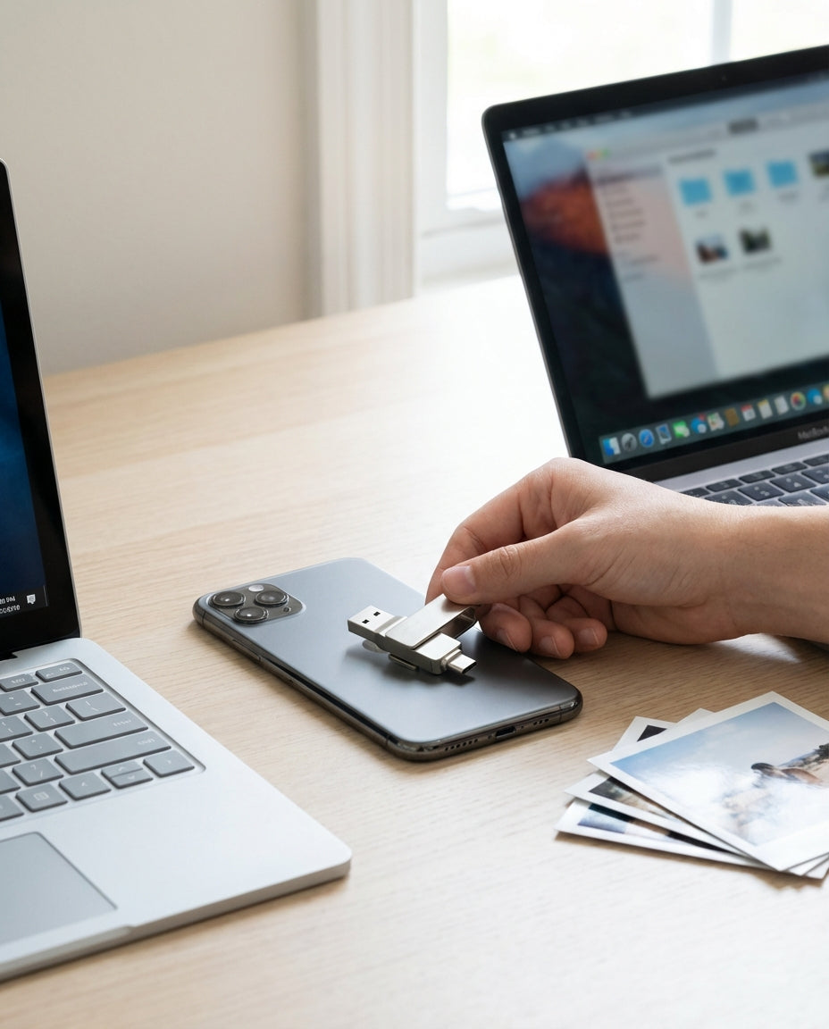 VaultDrive SwiftVault | USB Stick — Dual USB-C & USB-A