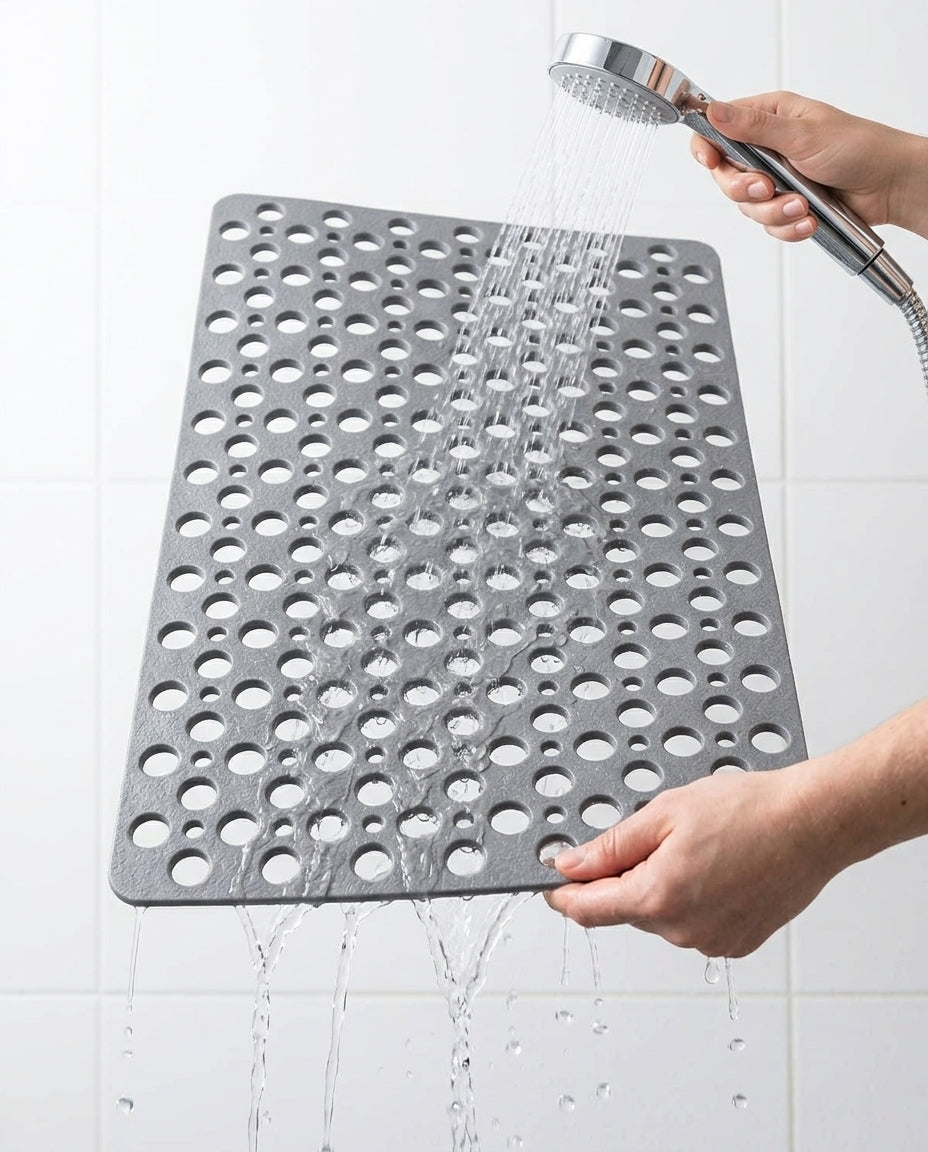 Anti-Slip Shower Mat | DrainFlow Non-Slip Bath Mat