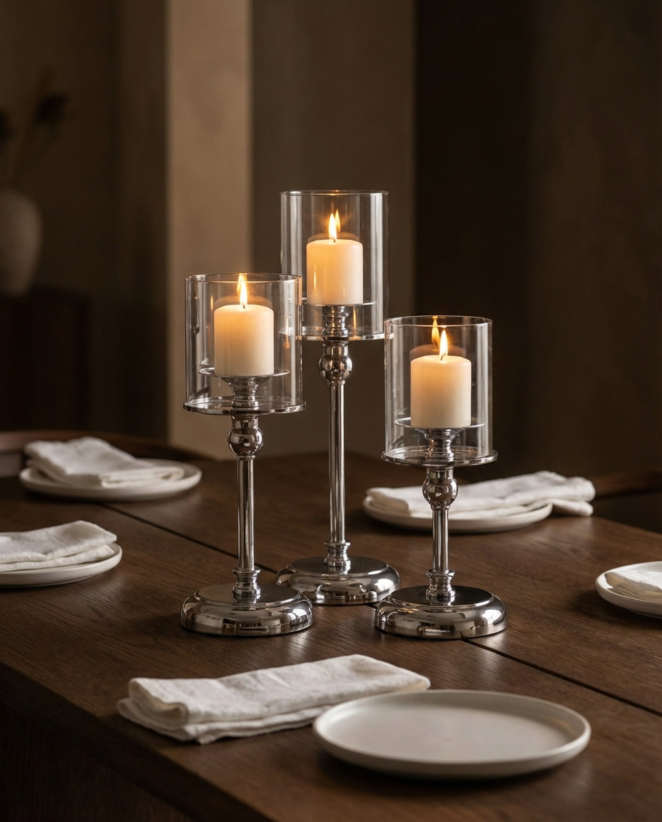 Nordic Candle Holder | Elegant Scandinavian Home Décor