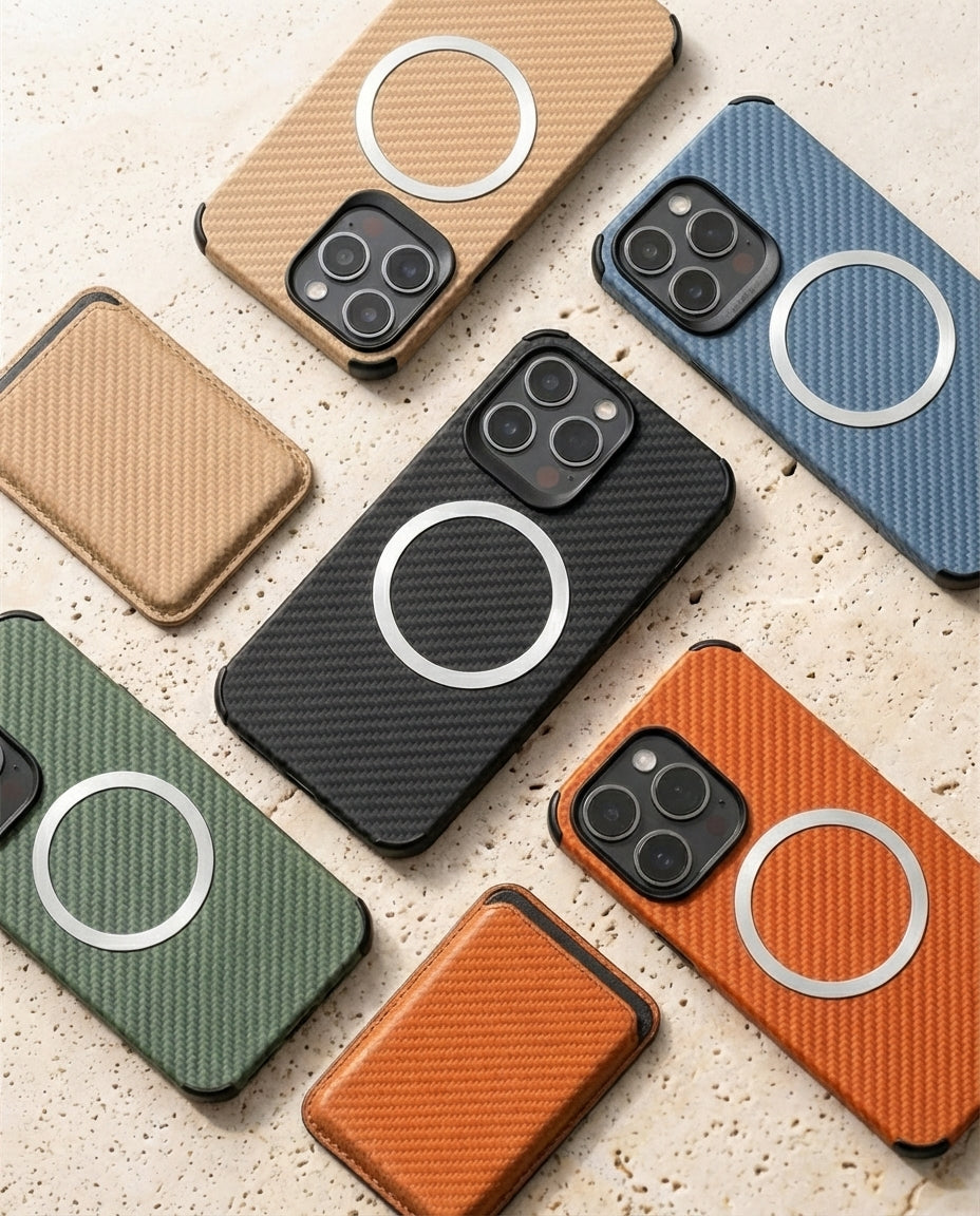 MagSafe Wallet Phone Case | CarbonShield Folio