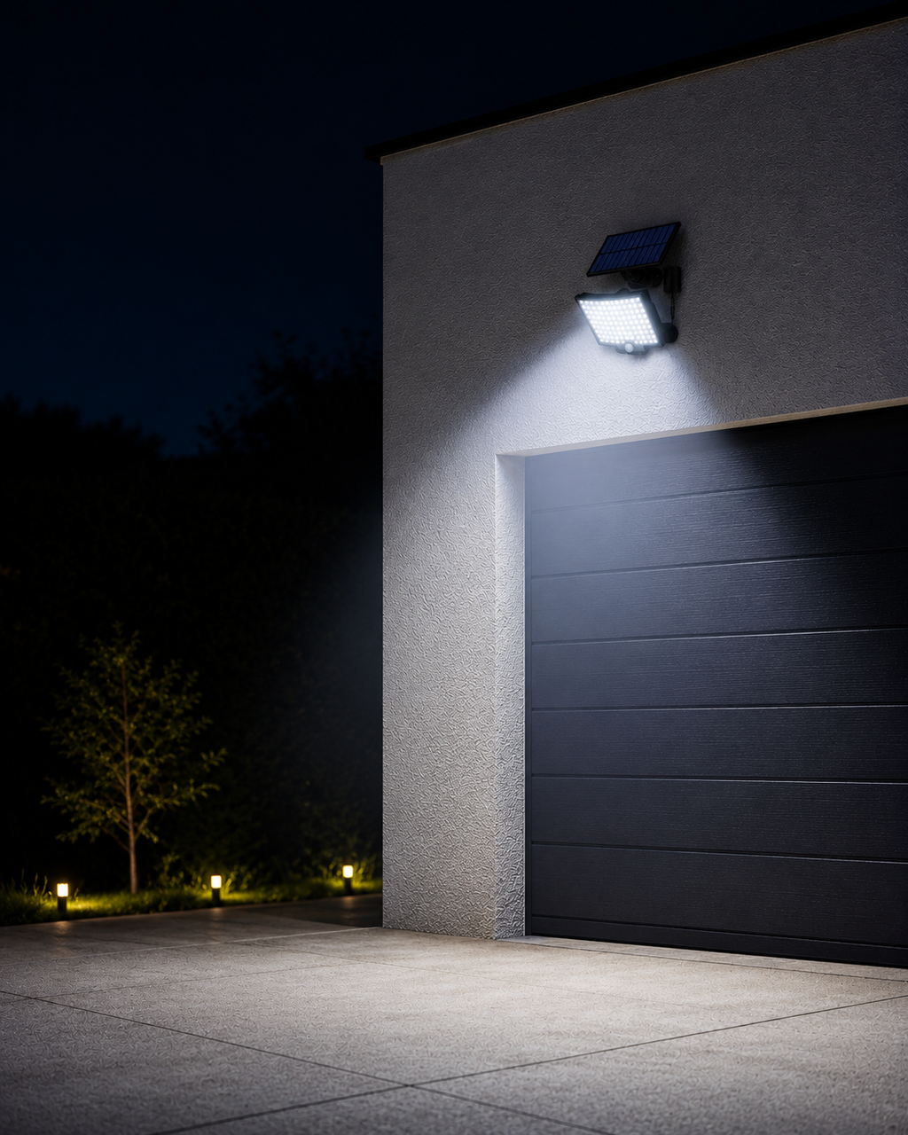 Solar Motion Sensor Light Outdoor | 106 LED 3000lm