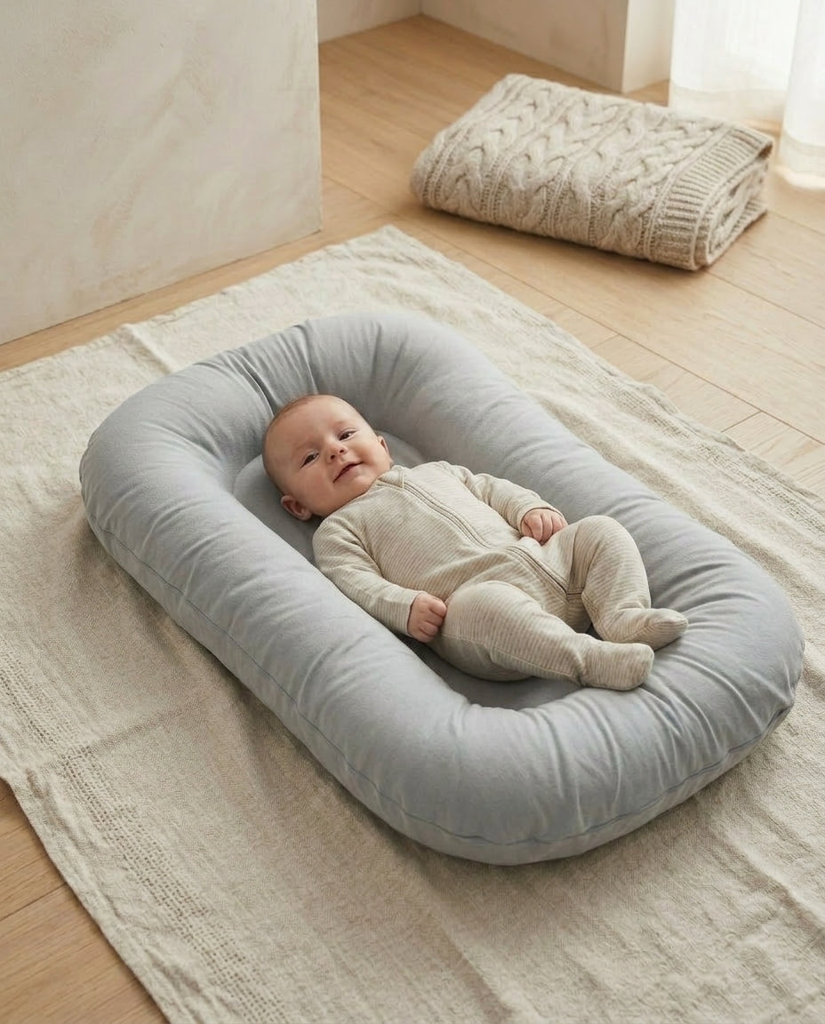 Baby Nest Pod – Ergonomic Newborn Lounger & Sleep Nest
