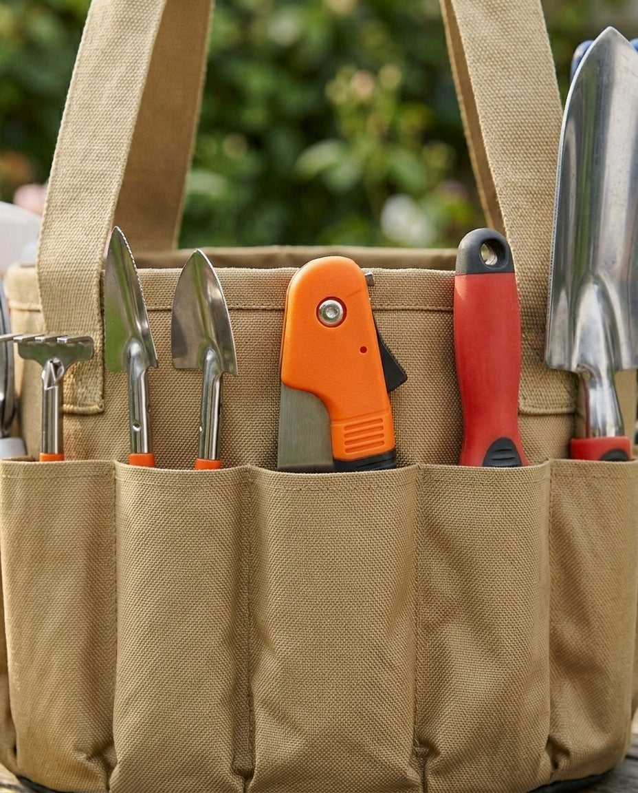 Garden Tool Set with Carry Bag – 10-Piece Kit