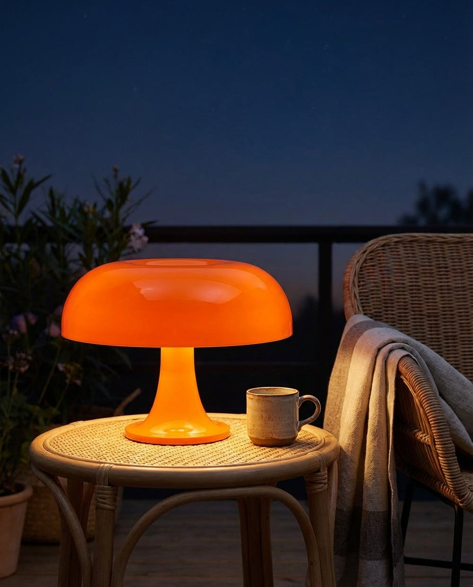 Portable Mushroom Lamp – Cordless Warm-Glow Table Light