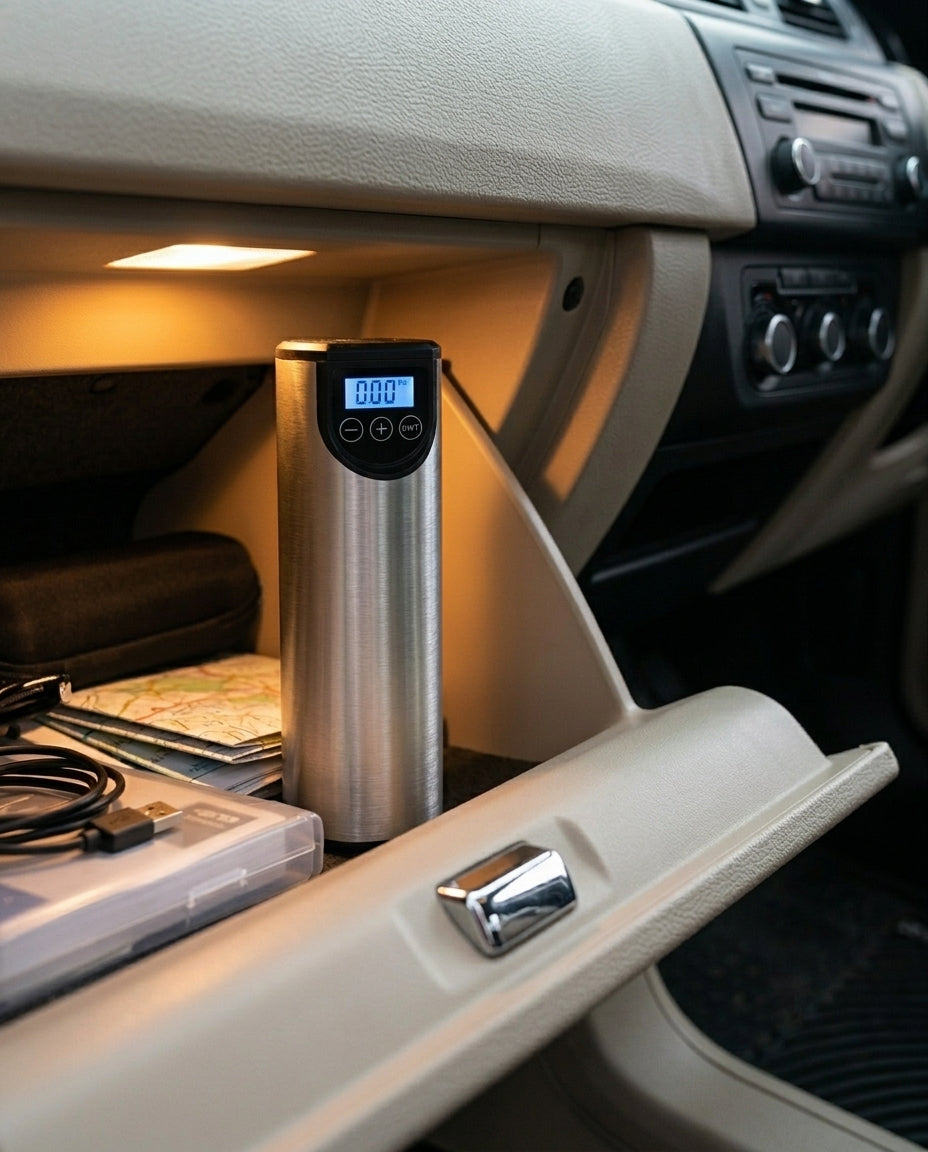 Portable Electric Air Compressor | Digital Pressure Display