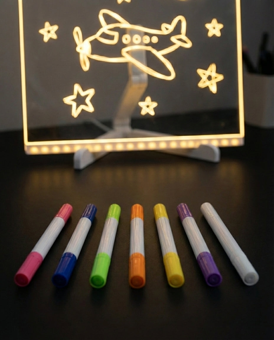 LED Drawing Board for Kids | GlowSketch Light Pad