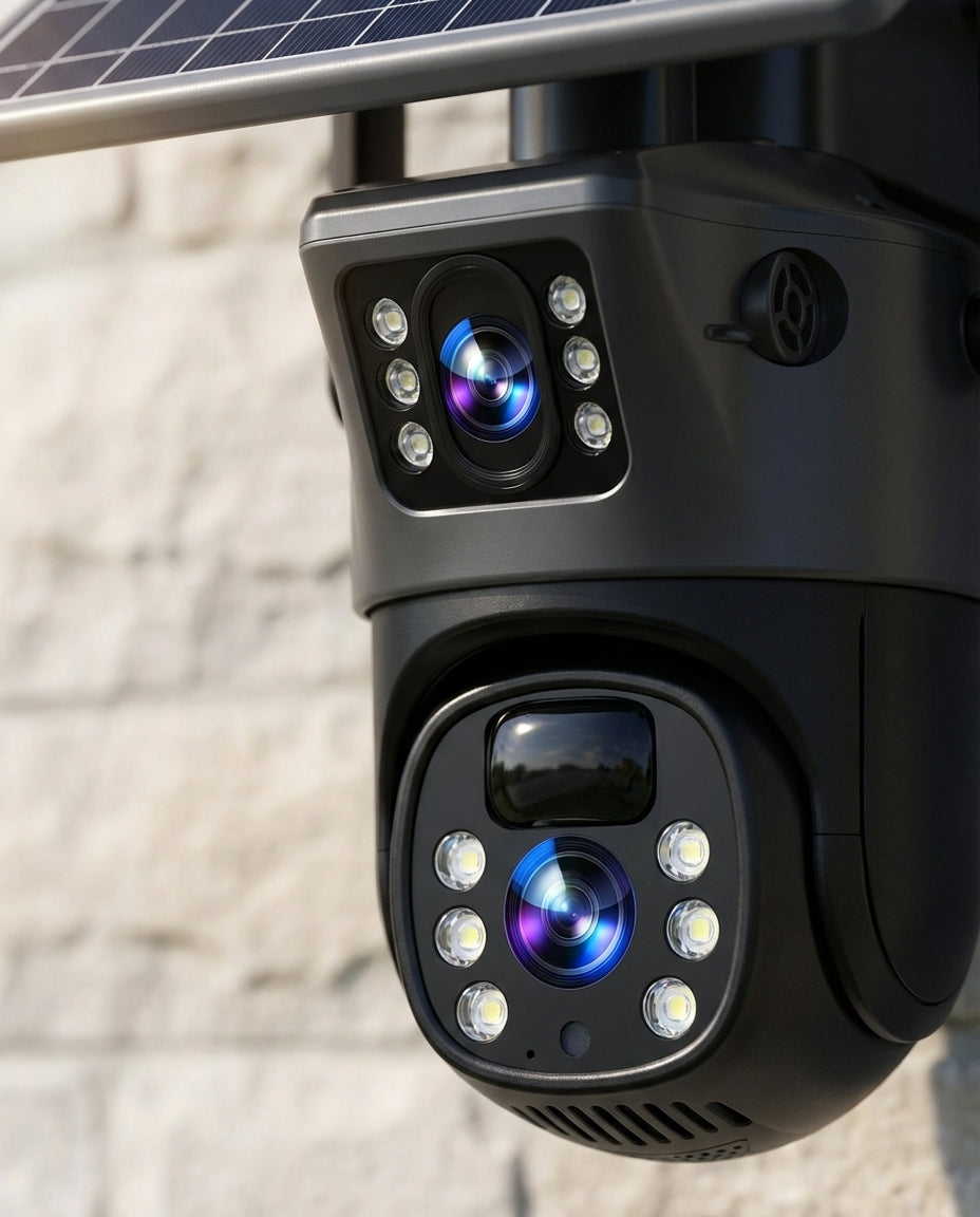 Solar Wireless Security Camera 4K | SolarVision Pro
