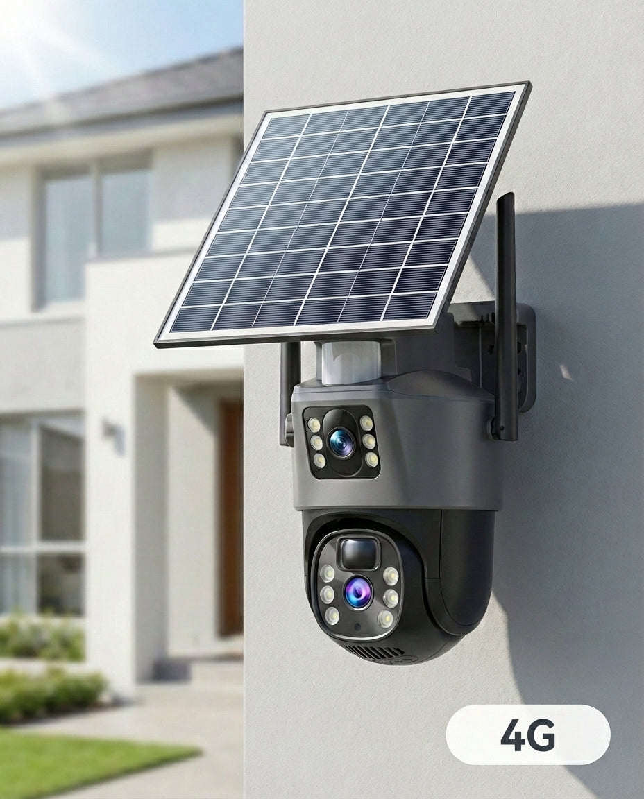 Solar Wireless Security Camera 4K | SolarVision Pro