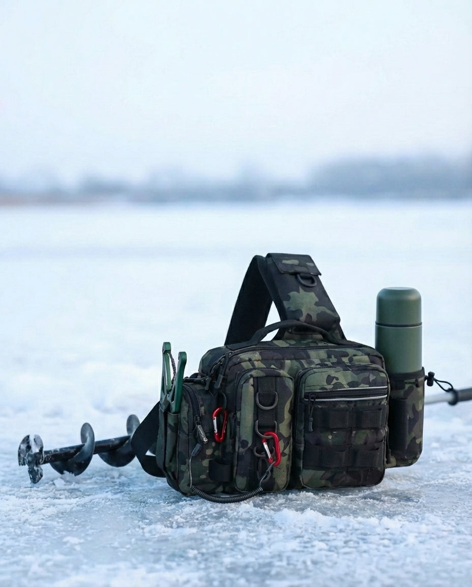 Fishing Shoulder & Waist Bag | Rod Holder Tackle Bag