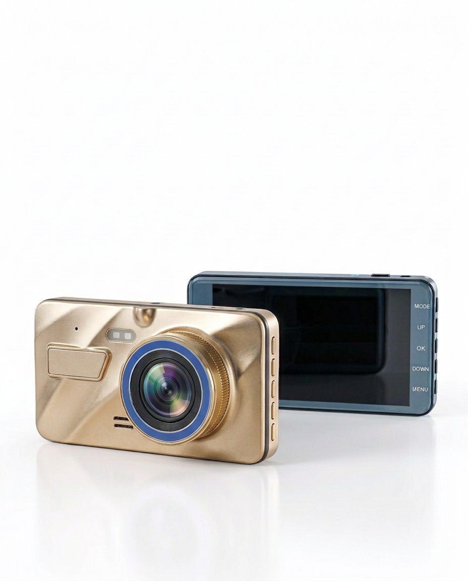 Dual Dashcam Front & Rear 1080P | Night Vision, G-Sensor