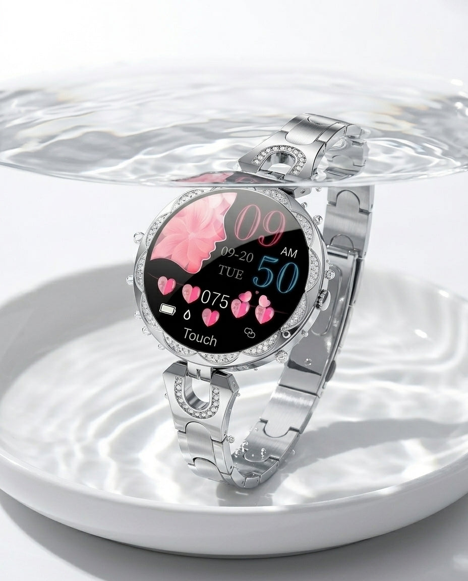 Ladies Fitness Smartwatch | Waterproof | Heart Rate Tracker