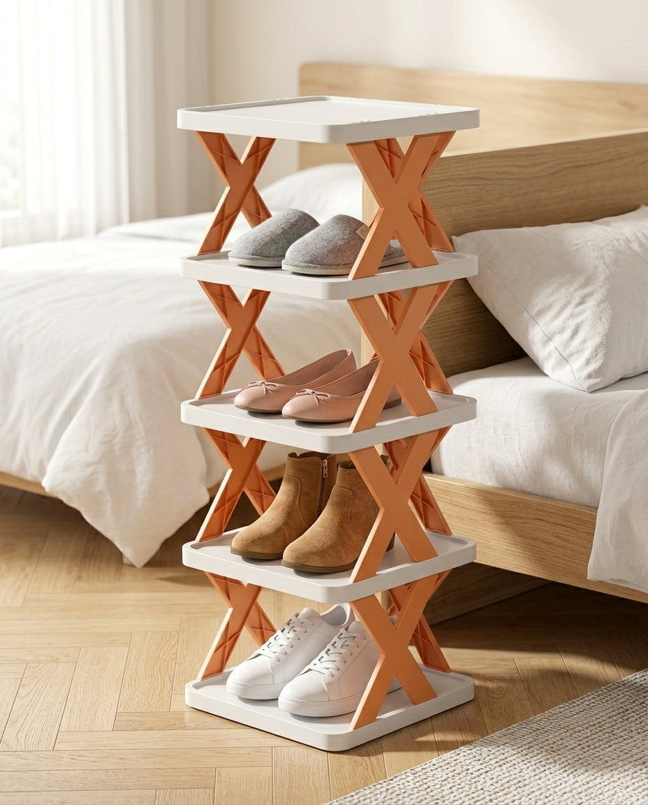 Vertical Shoe Rack | Multi-Tier Space-Saving Storage Stand