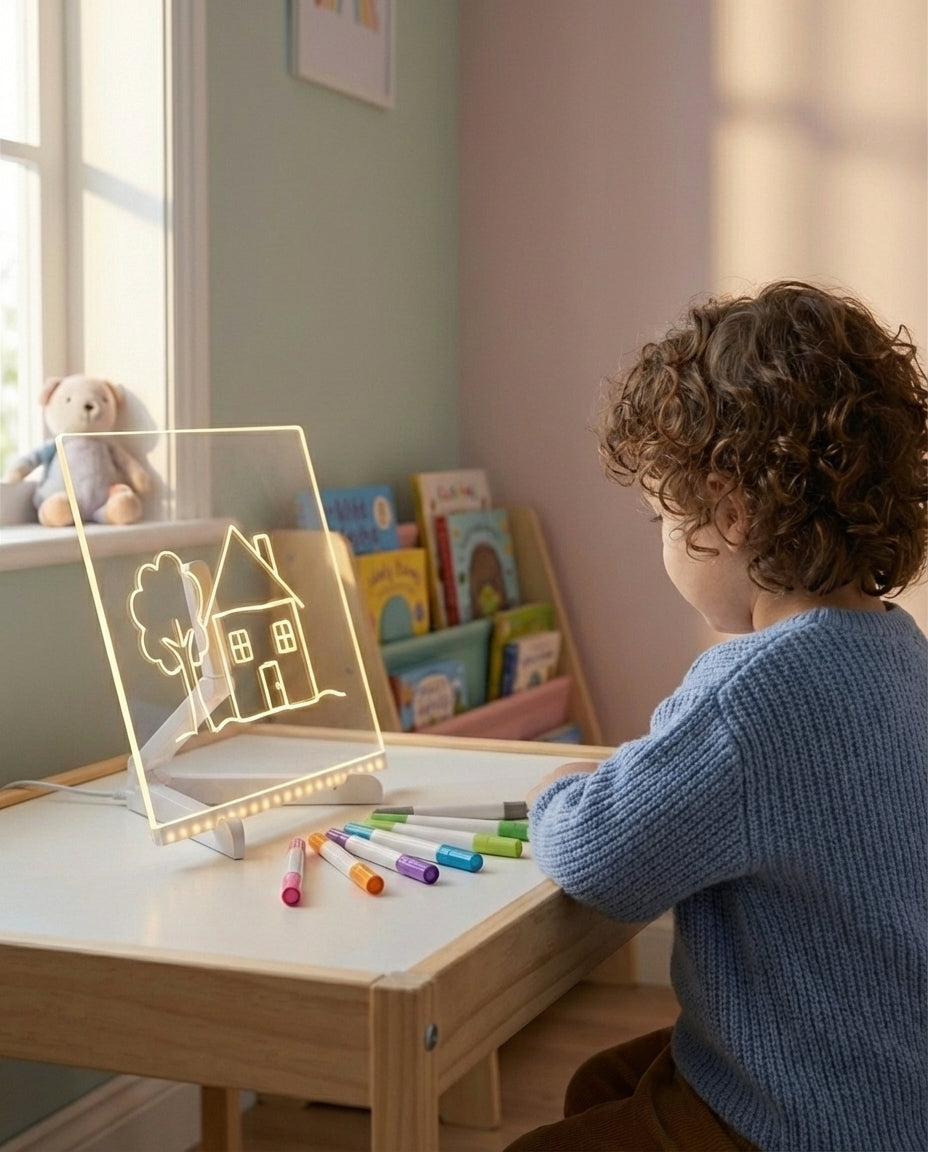 LED Drawing Board for Kids | GlowSketch Light Pad