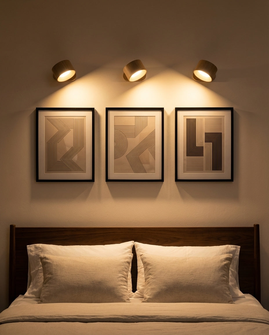 Wireless Rechargeable Wall Light | 360° Dimmable Spotlight