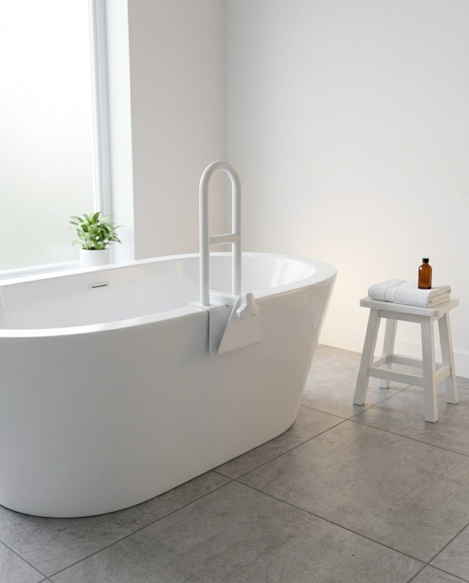 Bathtub Grab Bar for Elderly & Disabled | SafeStep Rail