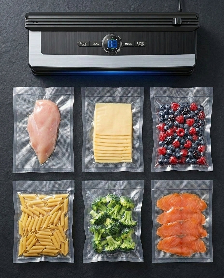 8-in-1 Vacuum Sealer with Built-In Cutter | FreshLock Pro