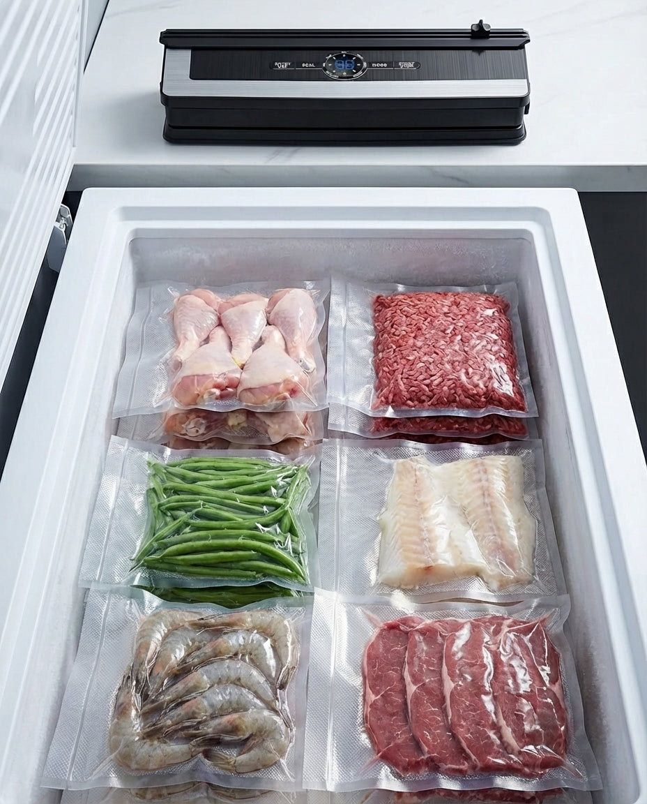 8-in-1 Vacuum Sealer with Built-In Bag Cutter | FreshLock Pro