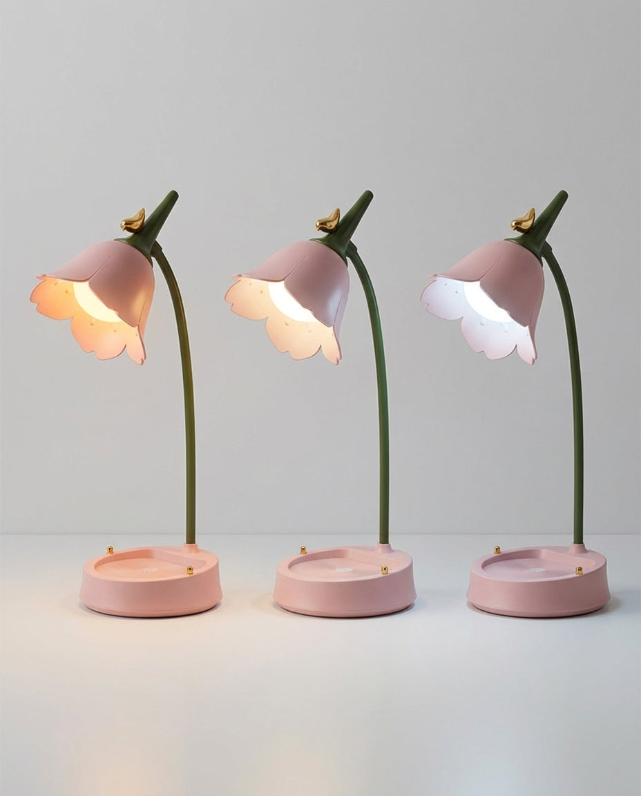 Flower Desk Lamp | Petal Night Light – Touch & Dimmable LED