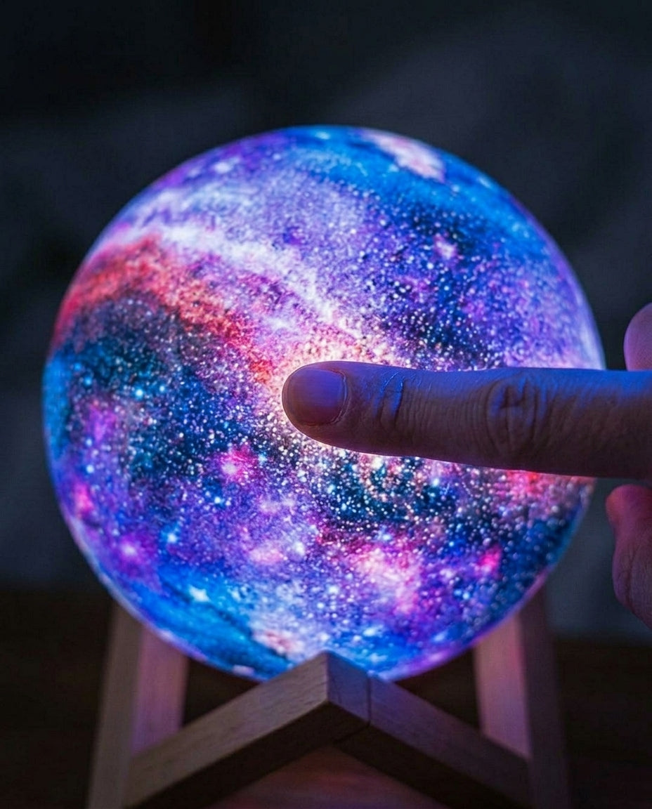 Galaxy Night Lamp Touch Control | Star Design Night Light