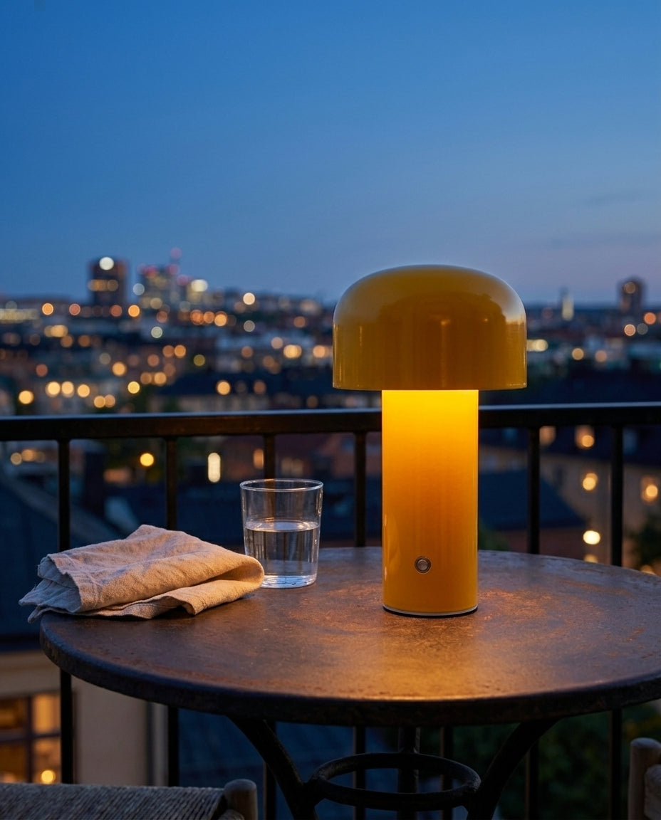 Mushroom Table Lamp | Rechargeable LED Touch Light