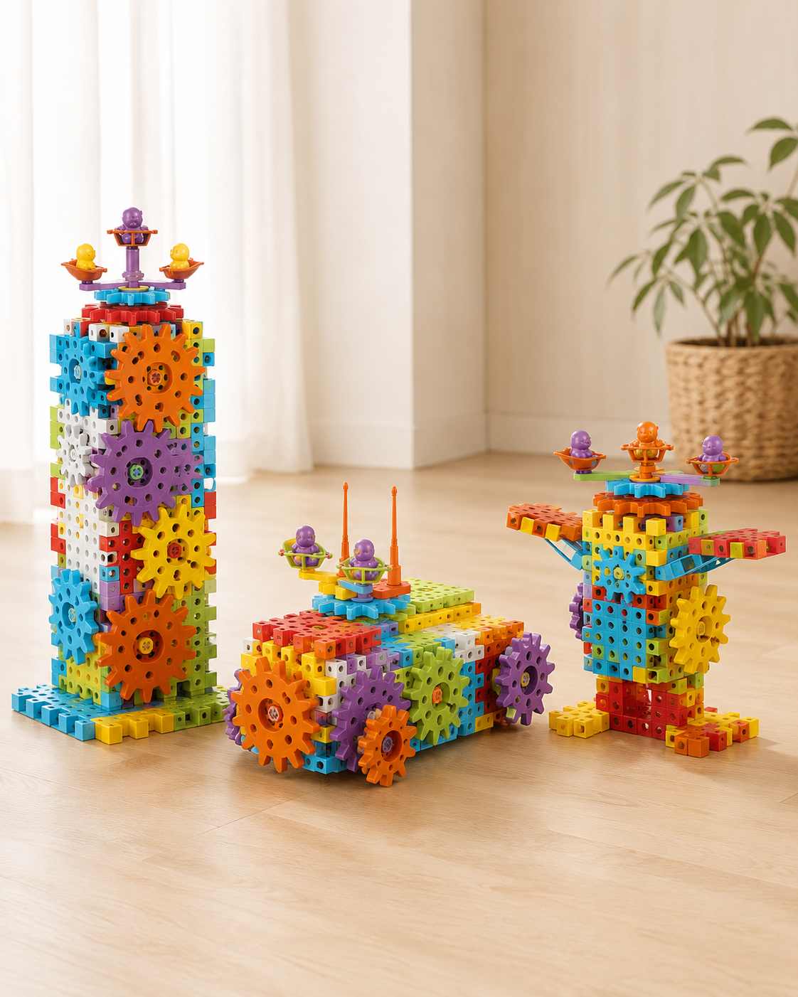 Gearo | Montessori 3D Gear & Puzzle Building Set
